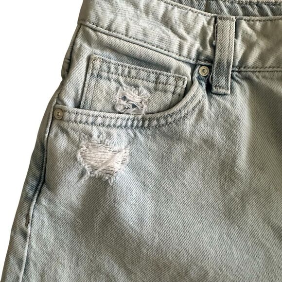 Mavi ~ Women’s Rosie Denim Cutoff Shorts ~ size 25 / 5 ~ distressing throughout - Picture 4 of 13